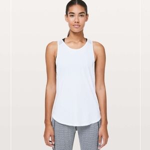 Lululemon Sculpt Tank Top White Size 8